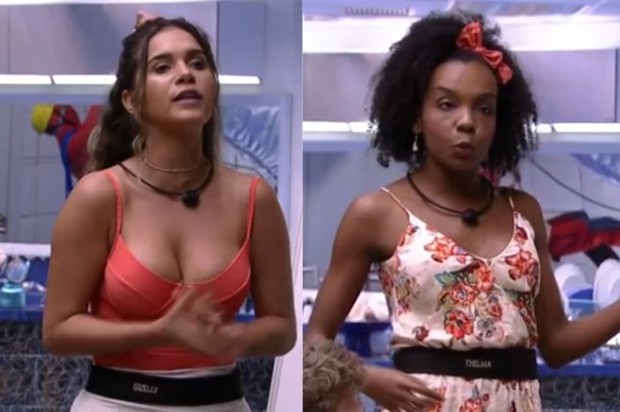 Gizelly e Thelma (Foto: TV Globo/Divulgação)