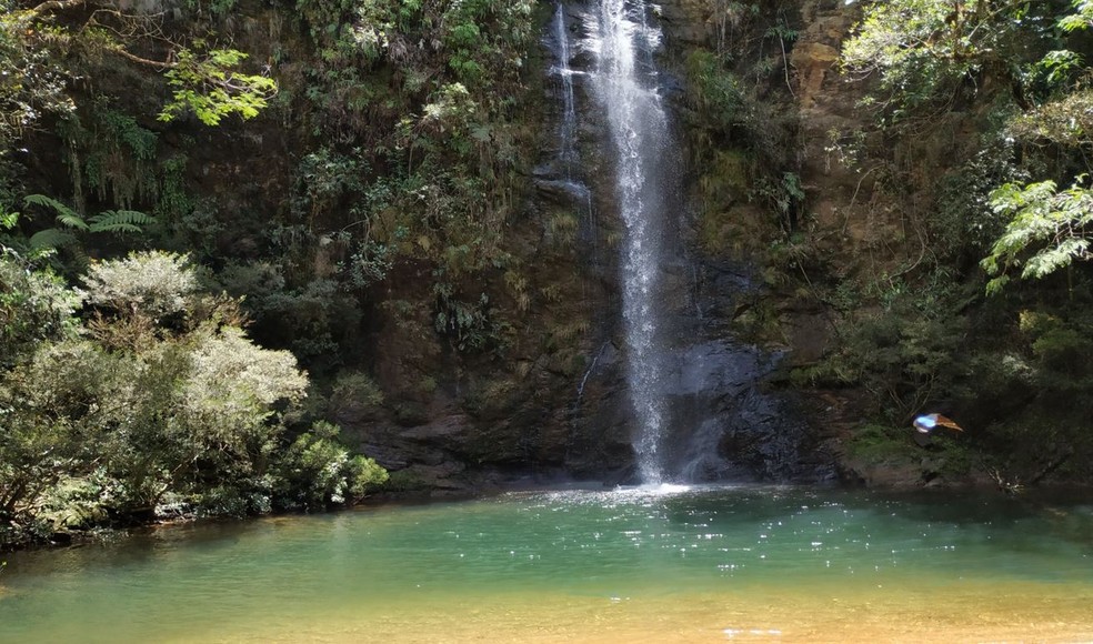 Cachoeira das Borboletas em Acuruí/MG — Foto: Turismo em Minas