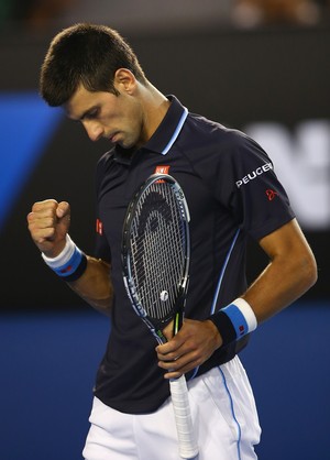 Novak Djokovic x Fernando Verdasco Aberto da Austrália (Foto: Getty Images)