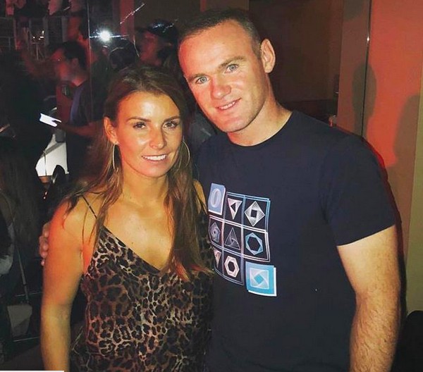 O jogador de futebol Wayne Rooney e a esposa, Coleen Rooney (Foto: Instagram)