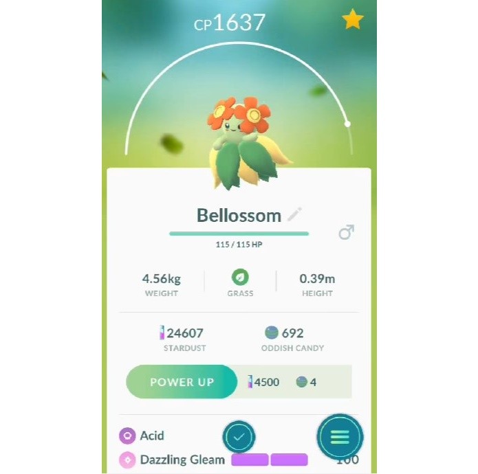 Bellossom é caminho alternativo de Oddish em Pokémon GO (Foto: Reprodução/Felipe Demartini)