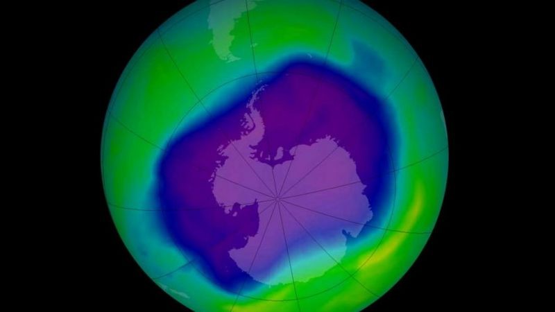 O buraco n Camada de Ozônio diminuiu desde 1985 (Foto: Getty Images via BBC News)