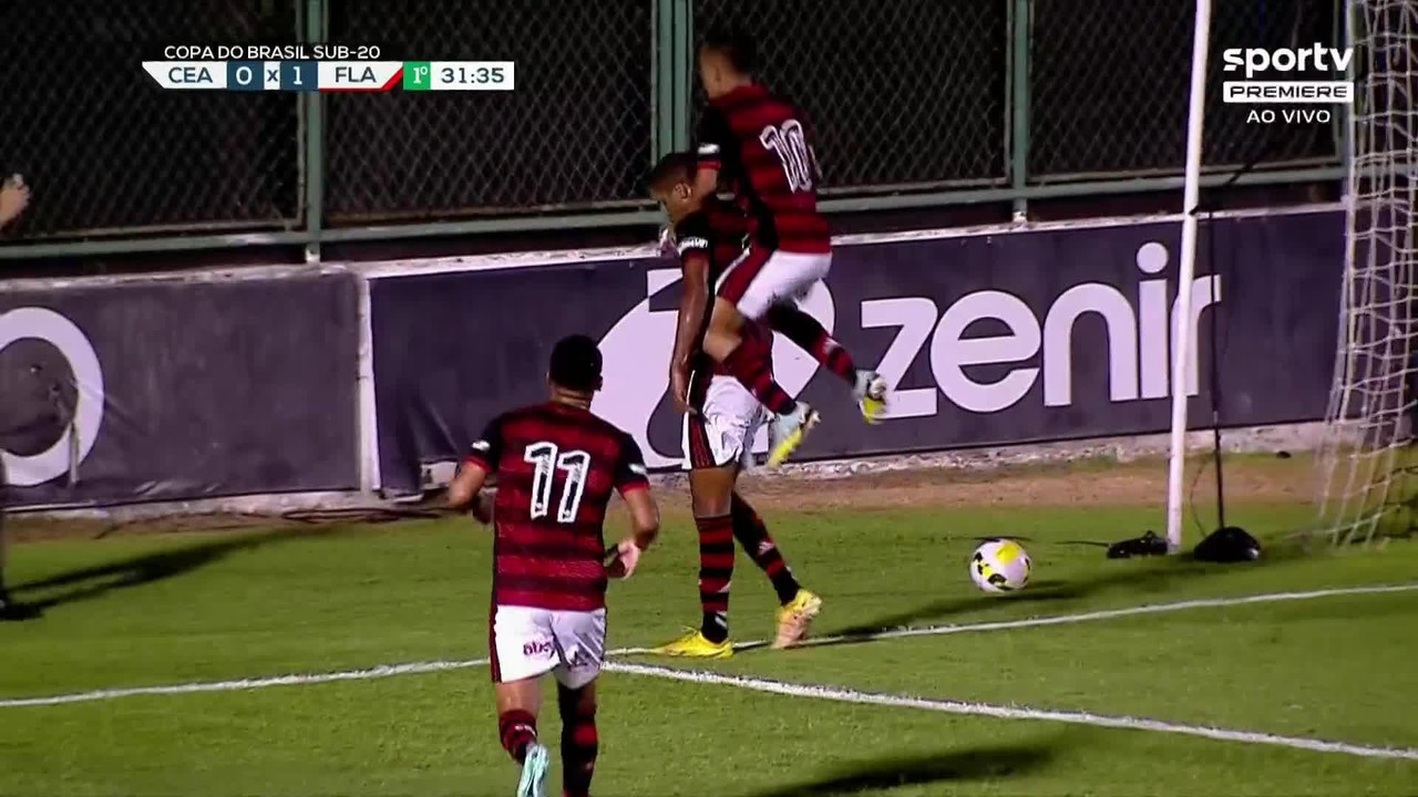Melhores momentos: Cear&aacute; 0 x 2 Flamengo, pela Copa do Brasil de Futebol Sub-20