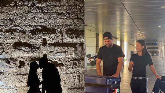 Biah Rodrigues e Sorocaba chegam em Israel e escondem motivo da viagem: "Estamos preparados"