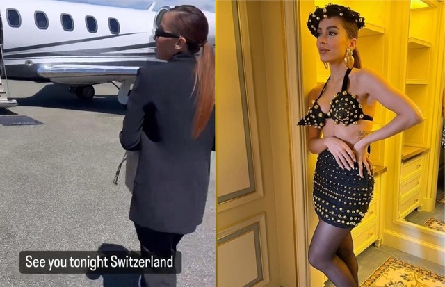 Anitta pega jatinho para a Suíça (Foto: Reprodução/Instagram)