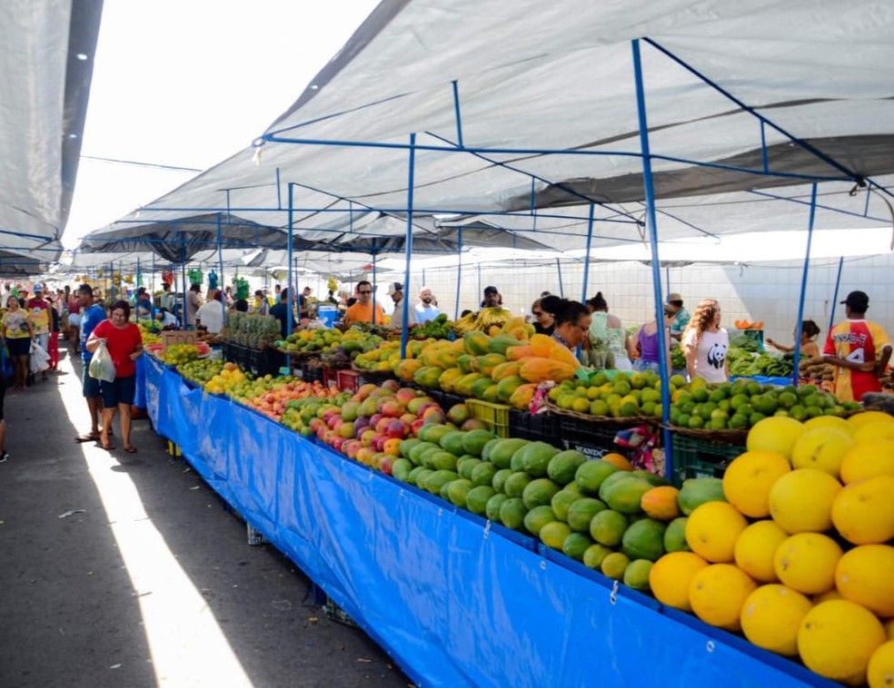 Feira livre em Aracaju — Foto: Felipe Goettenauer/PMA/Divulgação/ Arquivo