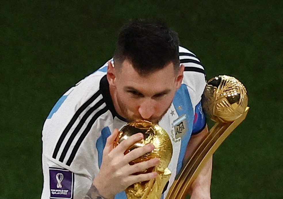 Messi foi eleito o melhor jogador da Copa do Mundo  — Foto: REUTERS/Paul Childs