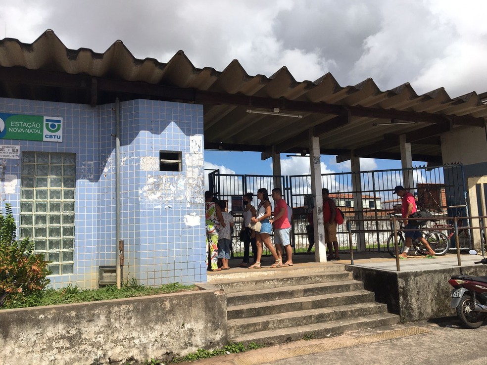 Problema em vagão suspende viagem de trem de Ceará-Mirim para Natal — Foto: Pedro Trindade/Inter TV Cabugi