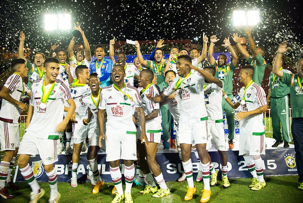 Fluminense foi campeão brasileiro sub-20 em 2015 — Foto: Bruno Haddad / FFC
