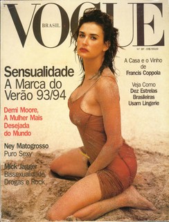Dezembro 1993: Demi Moore, fotografada por Annie Leibovitz 