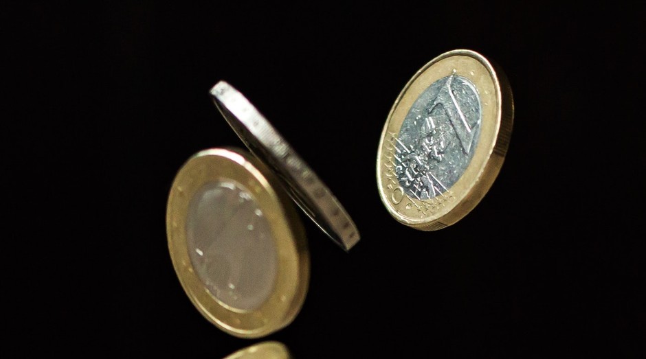 Moedas de euro (Foto: Pexels)