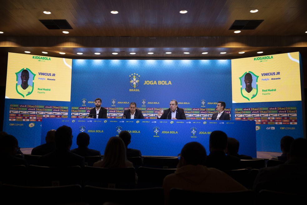 CBF divulgou os convocados para os primeiros compromissos da seleção olímpica em 2020 — Foto: Lucas Figueiredo/CBF