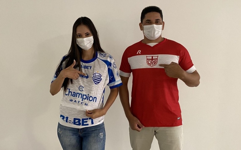 Campanha Torcedor Sangue Bom irá sortear uma camisa do CSA e outra do CRB, em Maceió — Foto: Divulgação