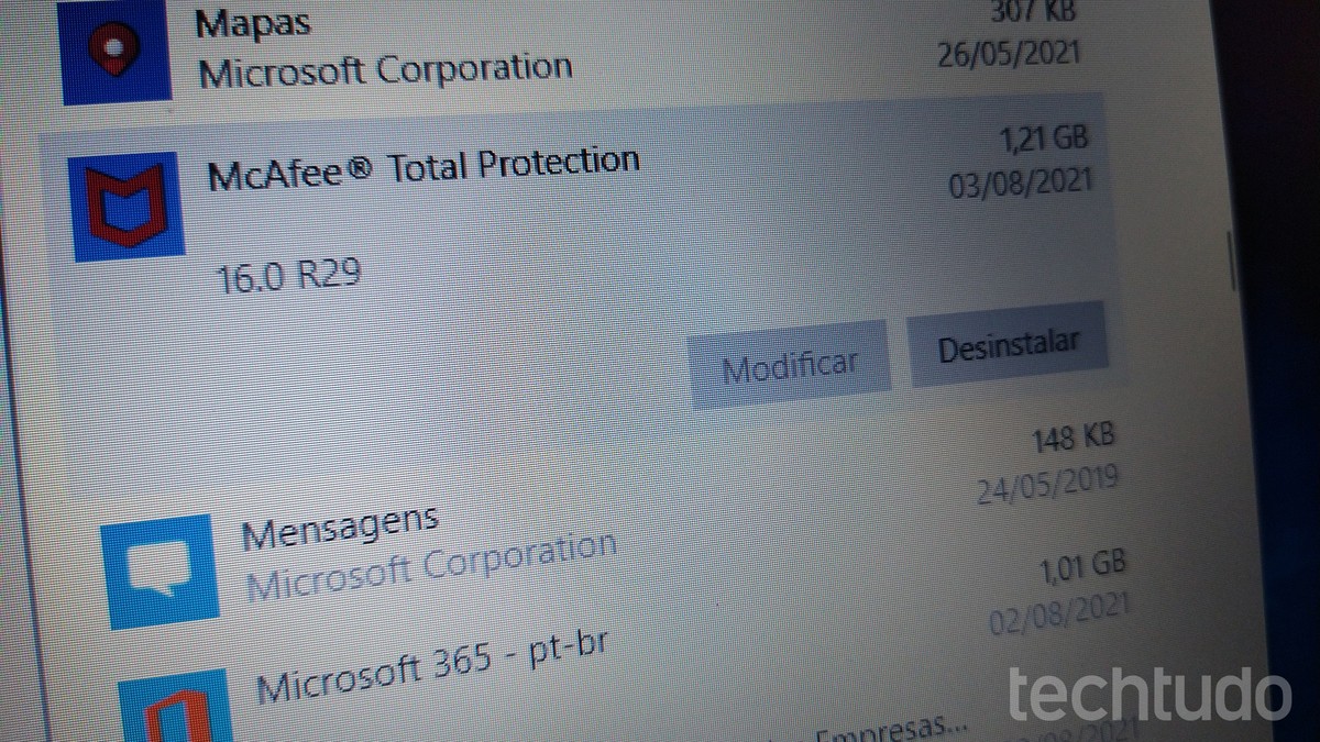 Como desinstalar o McAfee
