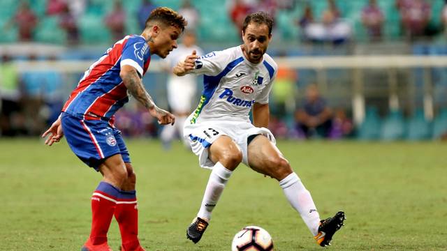O Liverpool-URU bateu o Bahia por 1 a 0 na Arena Fonte Nova