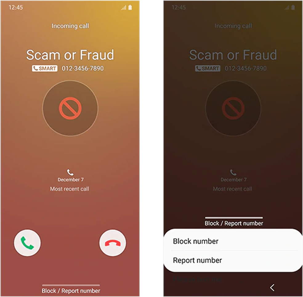 Smart Call permite bloquear números indesejados — Foto: Reprodução/Samsung