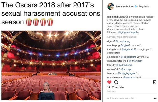 Após denúncias de assédio, a indústria cinematográfica precisa rever seus conceitos (urgente) (Foto: Reprodução Instagram)
