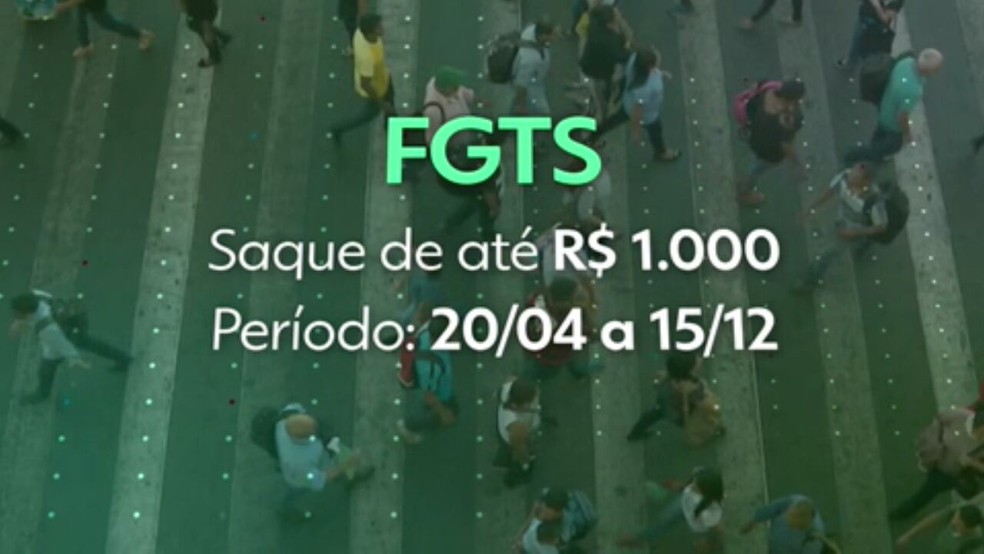 Cartela FGTS — Foto: Reprodução/Globo