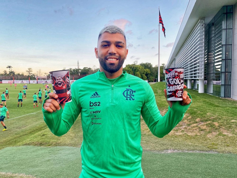 Flamengo venderá copo especial de Gabigol em jogo pela Libertadores na quarta-feira