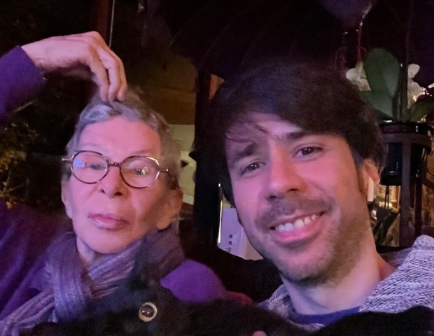 Rita Lee com o filho João Lee (Foto: Reprodução/Instagram)