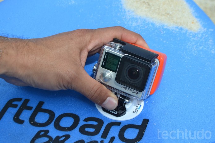 GoPro surfe (Foto: Melissa Cruz/TechTudo)