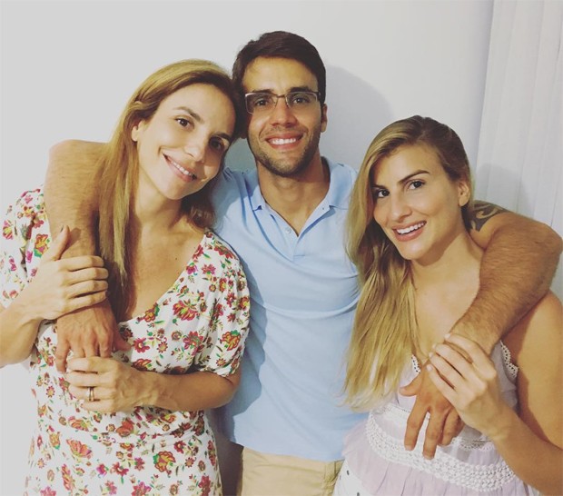 Ivete Sangalo e Daniel Cady com a irmã, Cady (Foto: Reprodução/Instagram)
