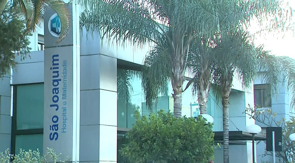 Hospital S&atilde;o Joaquim em Franca (SP) &mdash; Foto: EPTV/Reprodu&ccedil;&atilde;o