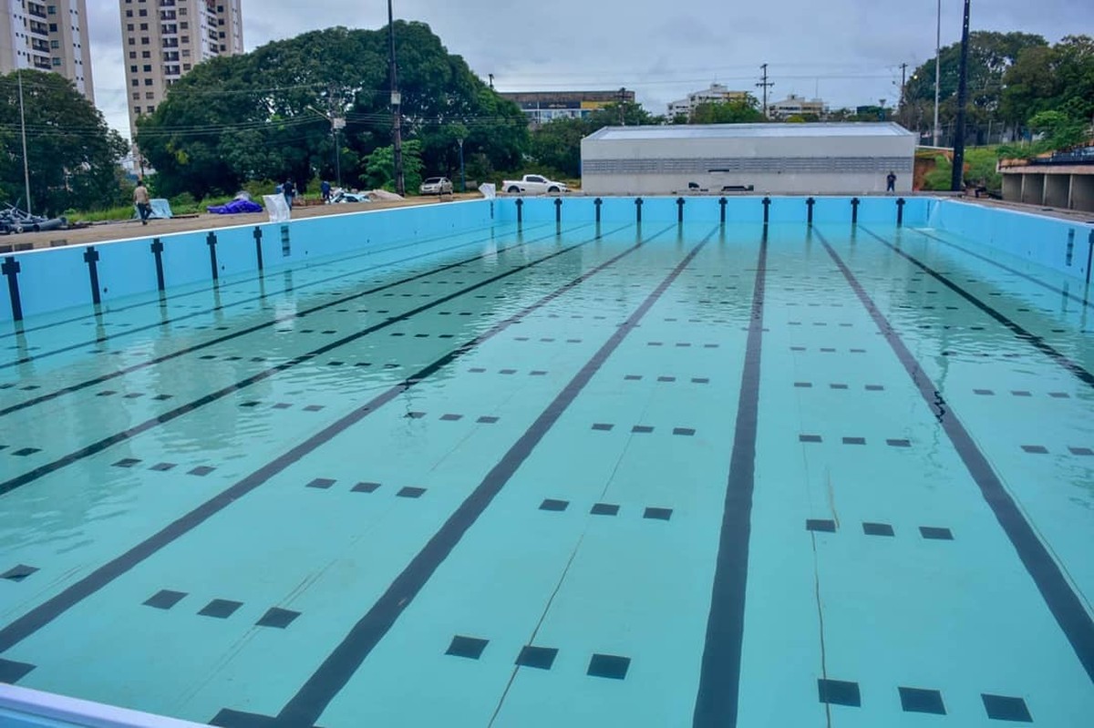 Heranca Da Rio 2016 Piscina Olimpica Do Amazonas Comeca A Receber Agua Am Ge