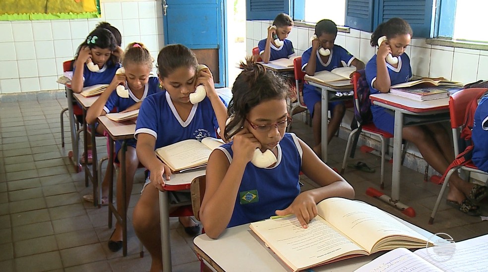 Diretoria da escola disse que ia dá continuidade ao projeto devido o bom desempenho dos alunos.  — Foto: Reprodução/TV Clube