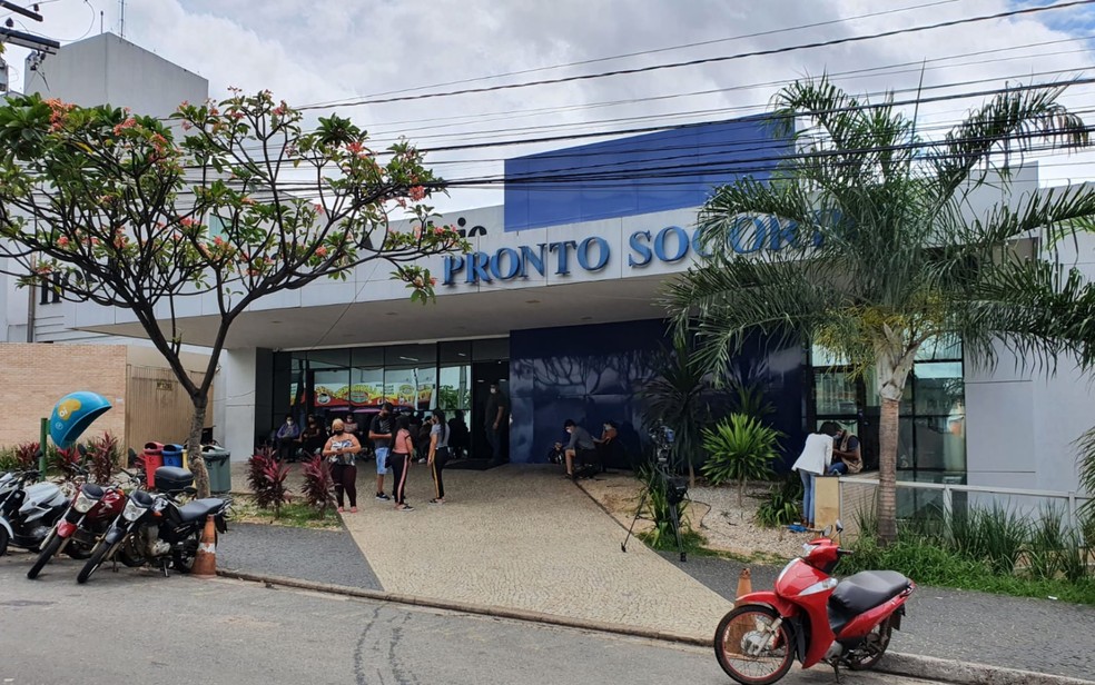 Maurílio, da dupla com Luiza, é internado em hospital de Goiânia, Goiás — Foto: Rafael Oliveira/G1