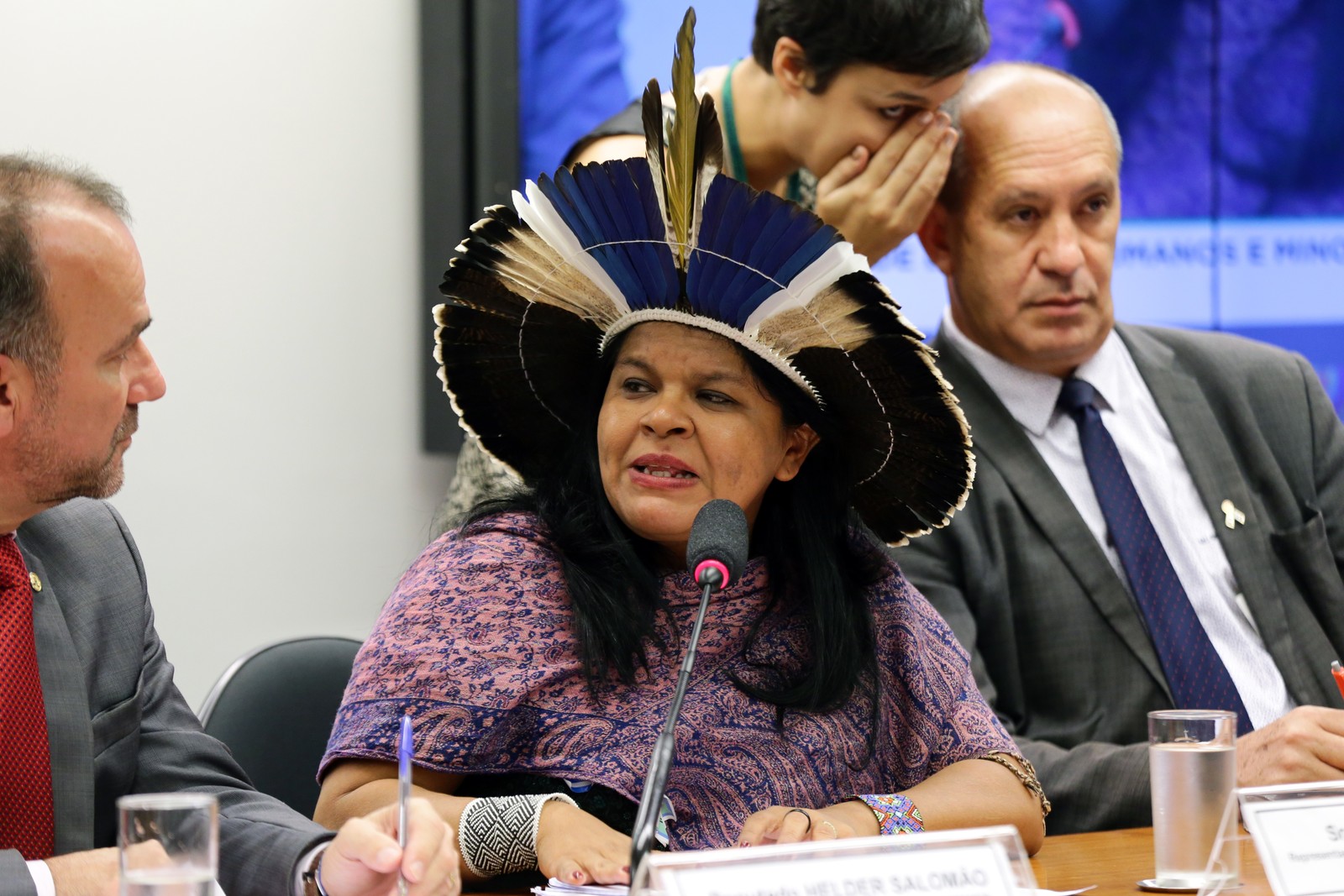 Sônia Guajajara (PSOL), ministra dos Povos Originários — Foto: Michel Jesus/Câmara dos Deputados