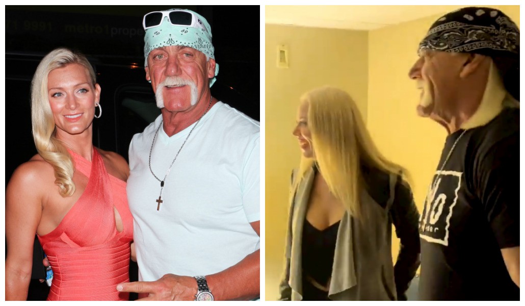 Hulk Hogan com a ex-esposa e a atual namorada (Foto: Getty Images/Instagram)