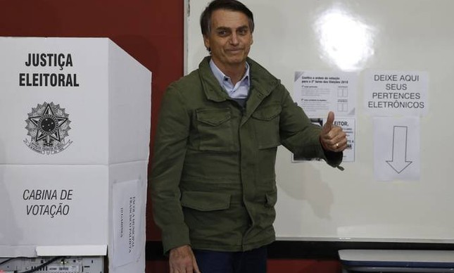 Jair Bolsonaro na eleição de 2018