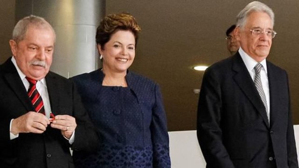 Salário mínimo se valorizou sob FHC, Lula e Dilma, em diferentes níveis — Foto: Ricardo Stuckert/Presidência