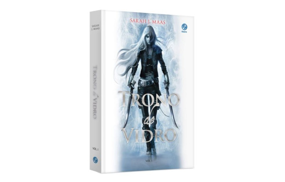 Trono de Vidro é o primeiro livro da série homônima, introduzindo ao mundo a história das personagens em um contexto de muita batalha e luta por sobrevivência (Foto: Reprodução/Amazon)