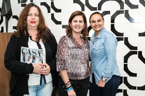 Rosangela Ayala Ferraro, Ana Silvia Gomes e Ce╠ülia Regina Alves