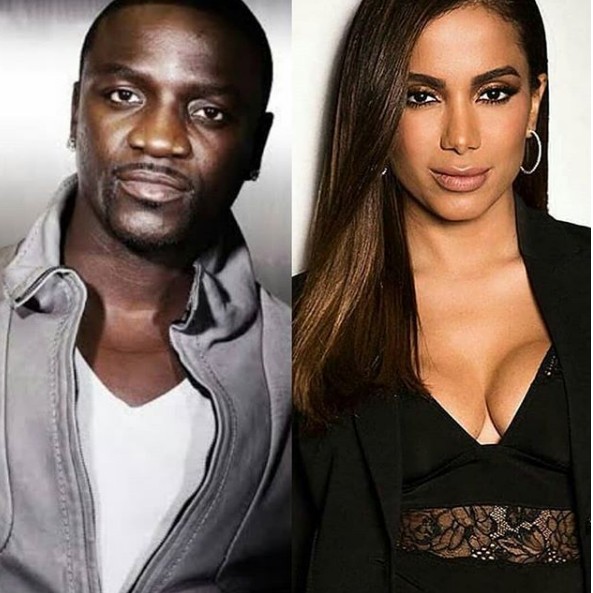 Akon e Anitta (Foto: Reprodução Instagram)