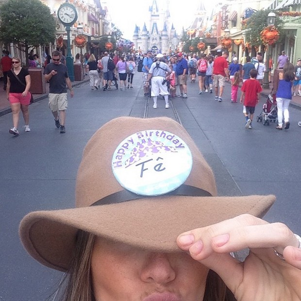 Fernanda Pontes comemora o aniversário na Disney com a família (Foto: Reprodução / Instagram)