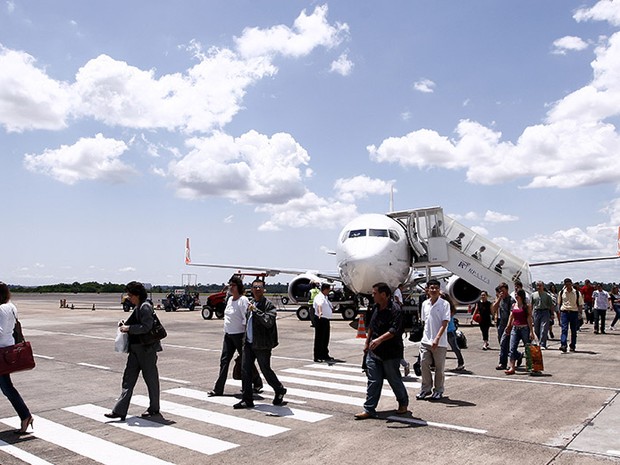 O Aeroporto Internacional de Foz do Iguaçu, no Paraná, é 20º mais movimentado do país (Foto: Itaipu Binacional / Divulgação)
