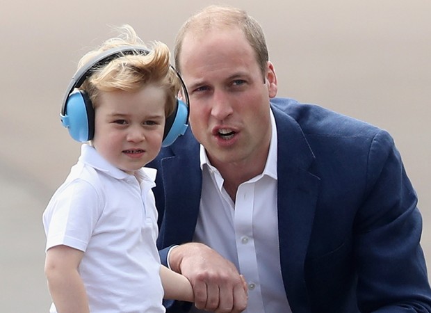 Príncipe William e o filho mais velho, George (Foto: Getty Images)