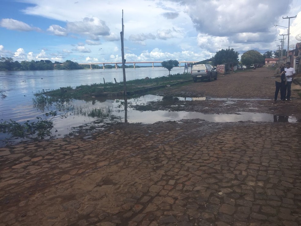 Rio Parnaíba causou inundações em Luzilândia. (Foto: CPRM)