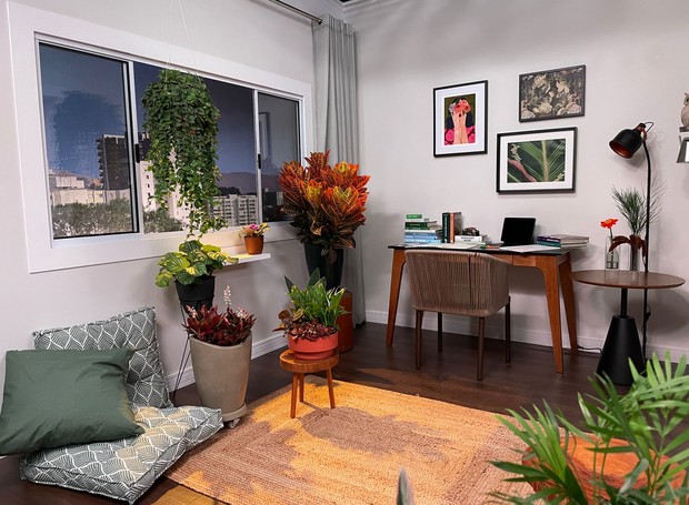 O home office é outro cômodo que gera várias dúvidas na hora de escolher plantas  (Foto: Divulgação)