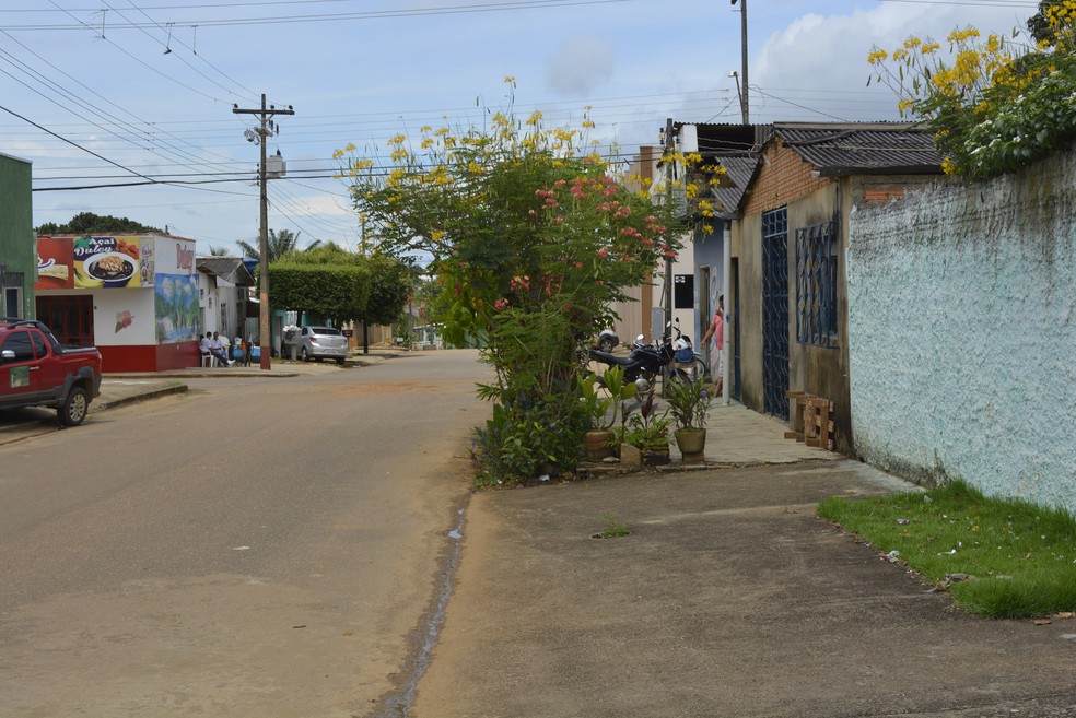 Homicídio aconteceu noS etor 11, em Ariquemes, RO (Foto: Diêgo Holanda/G1)