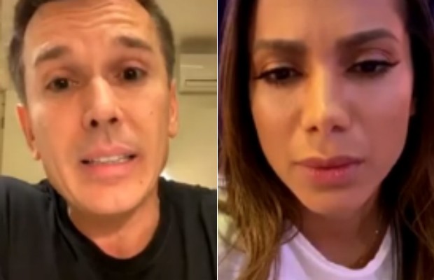 Anitta e o deputado Felipe Carreras discutiram em live (Foto: Reprodução / Instagram)