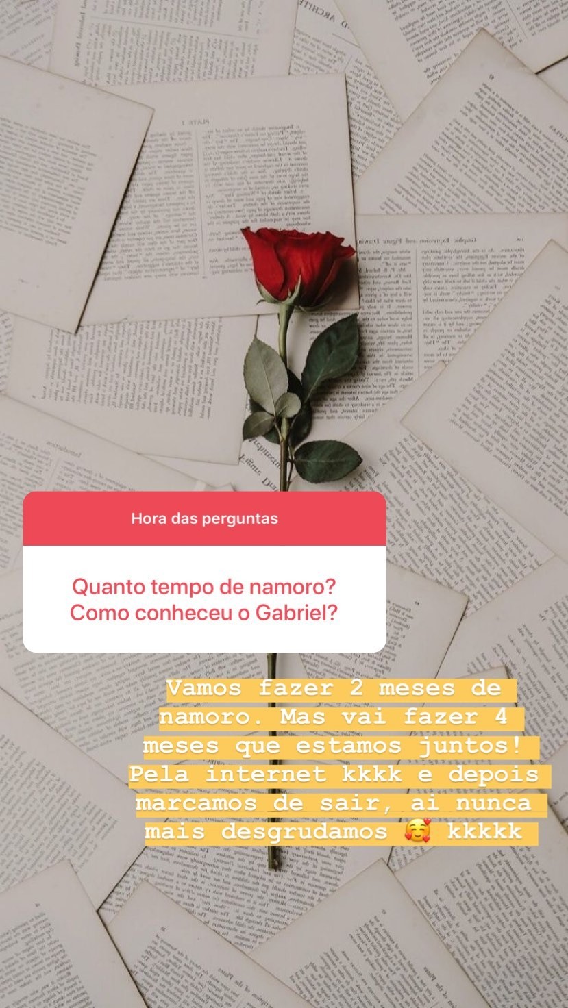 Fernanda Queiroz responde pergunta de fã (Foto: Reprodução / Instagram)