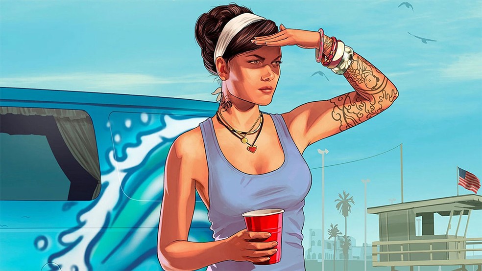 Segundo a Take-Two, empresa mãe da Rockstar Games, desenvolvimento de GTA 6 está bem encaminhado — Foto: Divulgação/Rockstar Games