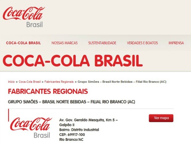 Coca-Cola em Rio Branco fechou as portas  (Foto: Reprodução/Coca-Cola Brasil )