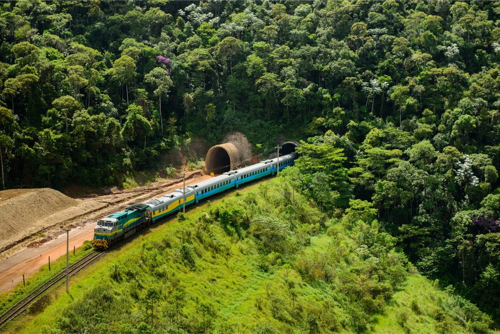 Trem de passageiros da Vale terÃ¡ trajeto entre BH e BarÃ£o de Cocais suspenso por causa do risco na Mina de Gongo Soco â€” Foto: DivulgaÃ§Ã£o/ Vale