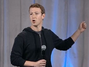 Mark Zuckerberg, cofundador e CEO do Facebook, anuncia a nova interface 'Home' para smartphones Android. (Foto: Reprodução/Facebook)