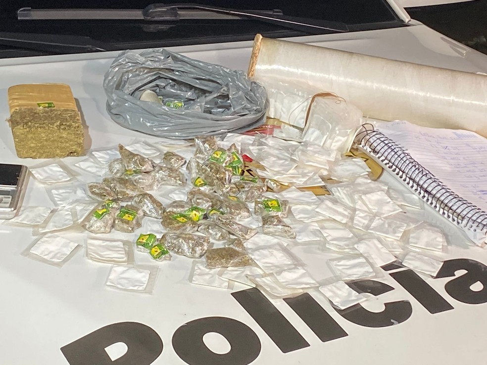 Drogas apreendidas durante operação policial na Cracolândia, em SP — Foto: Divulgação/Polícia Civil 